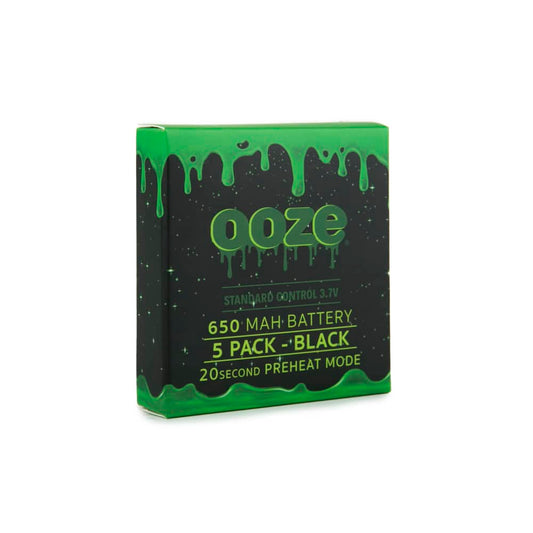 OOZE 5 PACK BLACK OOZ101 650MAH