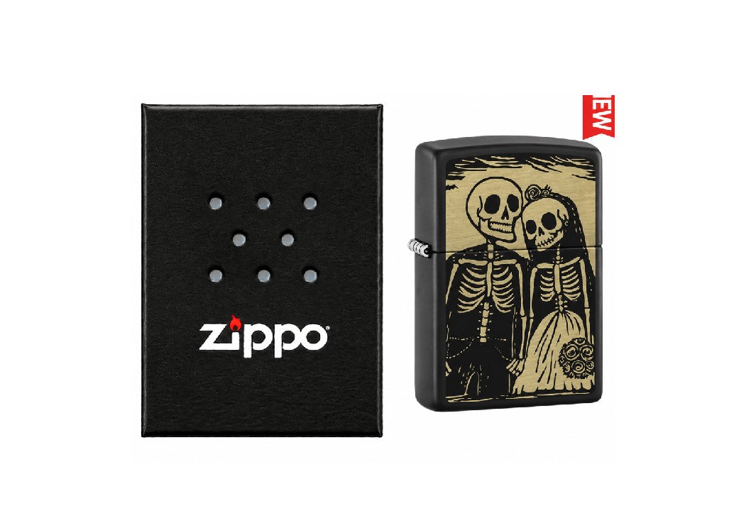 ZIPPO LIGHTER ZIPPO SKELETON COUPLE DESIGN 47210