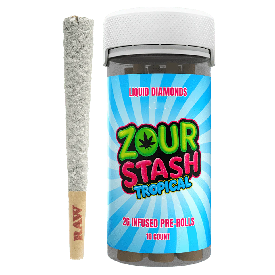 ZOUR STASH PROLL IN TUBE TROPICAL HYBD 2GM