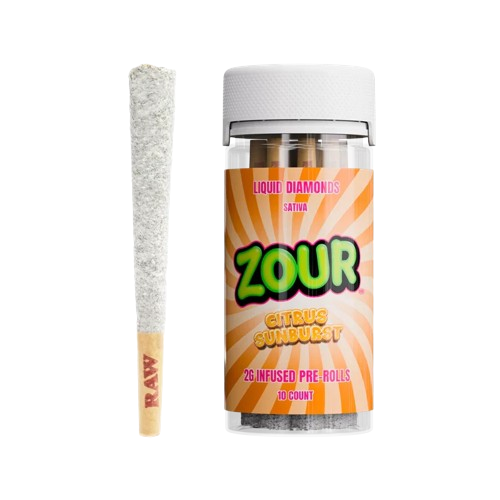 ZOUR HASHIEZ THCA HASH HOLES CITRUS SUNBURST SATIVA 1GM PROLL 3CT