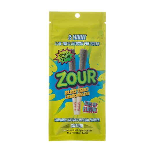 ZOUR STASH THCA DIAMND PROLL ELECTRIC LEMNDE STVA 3GM 2CT