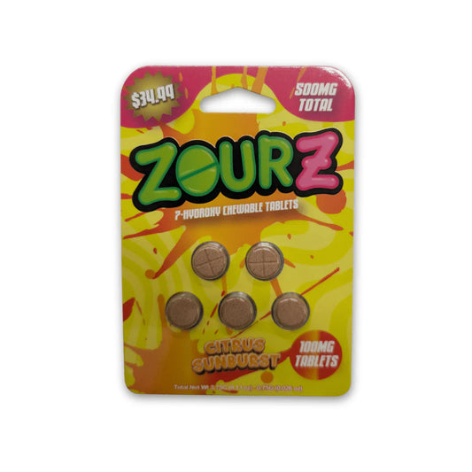 ZOUR Z 7HYDROXY CITRUS SUNBURST 500MG