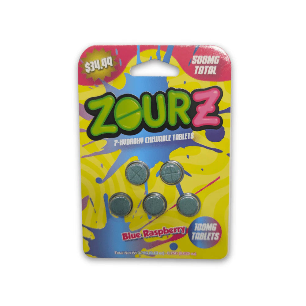 ZOUR Z 7HYDROXY BLUE RASPBERRY 500MG