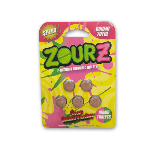 ZOUR Z 7HYDROXY SOUR WATERMELON 500MG